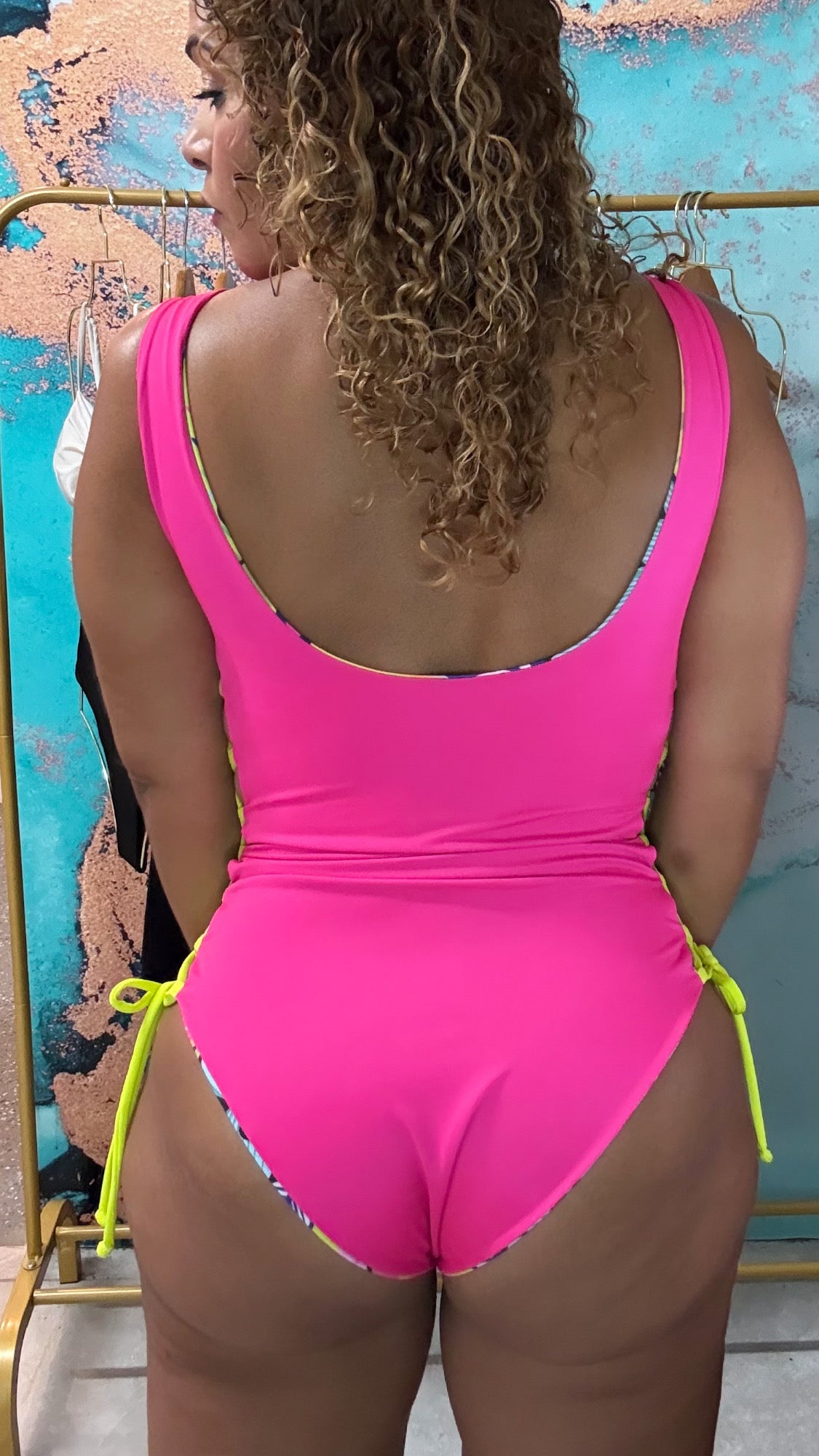 Bahamas One Piece Reverse Pink