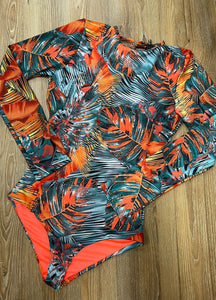 Tropical Sunset (Long Sleeve One Piece)